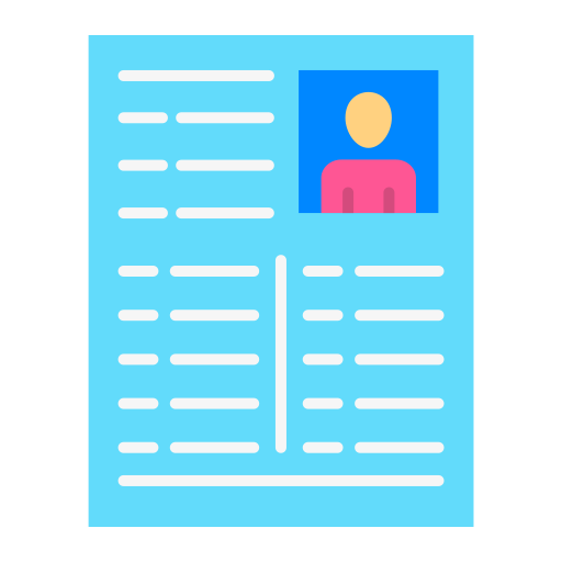 curriculum vitae icono gratis