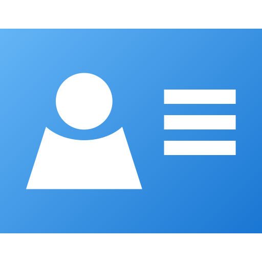 tarjeta de identificación icono gratis