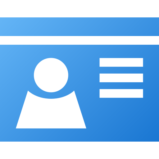 tarjeta de identificación icono gratis
