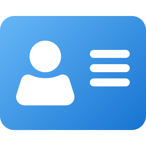 tarjeta de identificación icono gratis
