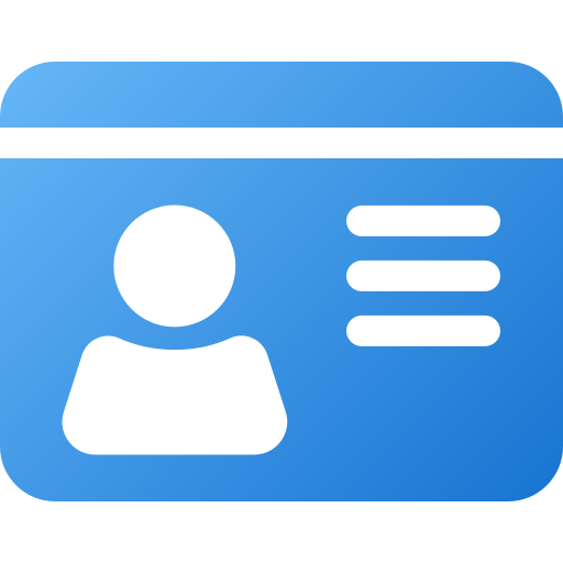 tarjeta de identificación icono gratis