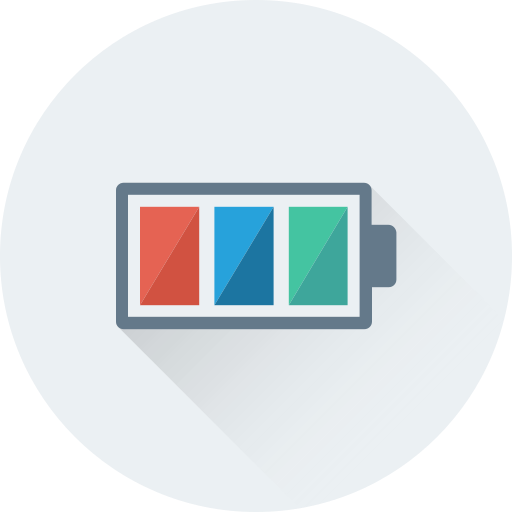 estado de la batería icono gratis