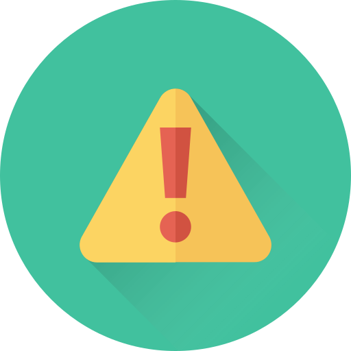 señal de advertencia icono gratis