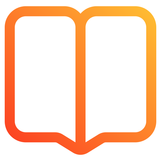 Book Generic gradient outline icon