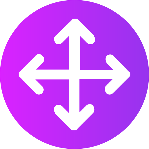 Direction Generic gradient fill icon