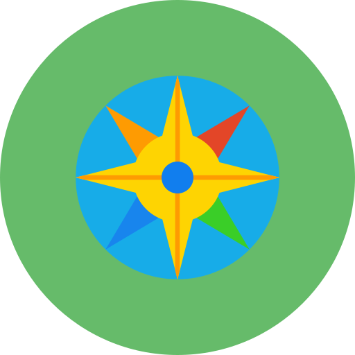 Compass Generic color fill icon