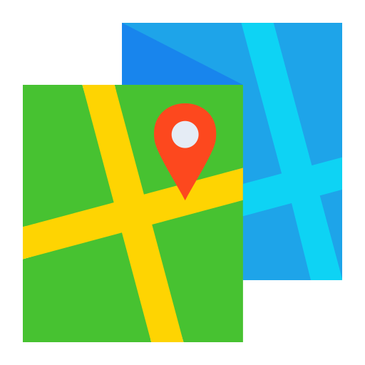 Map Generic color fill icon