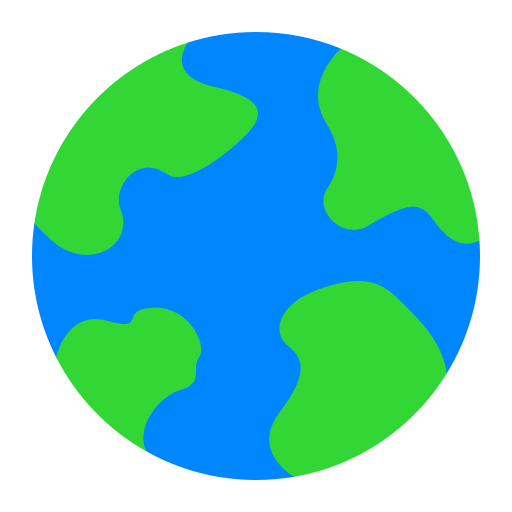 Earth Generic color fill icon