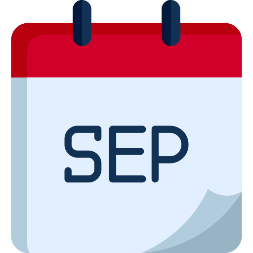 septiembre icono gratis