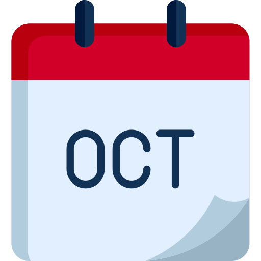 octubre icono gratis