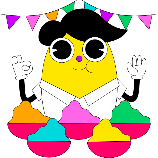 Holi free sticker Holi free sticker