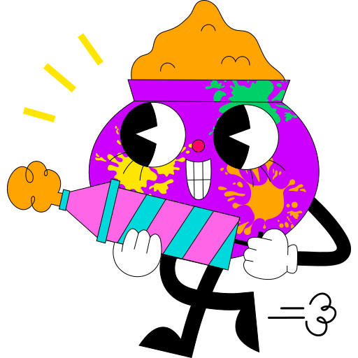 Holi free sticker Holi free sticker