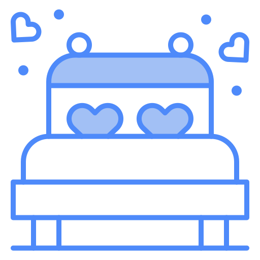 cama matrimonial icono gratis