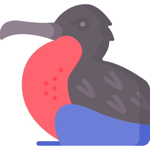 pájaro de fragata icono gratis