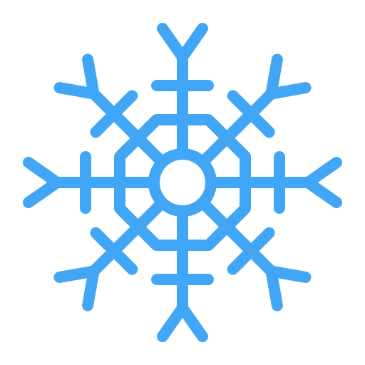copos de nieve icono gratis