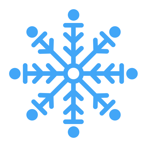 copos de nieve icono gratis
