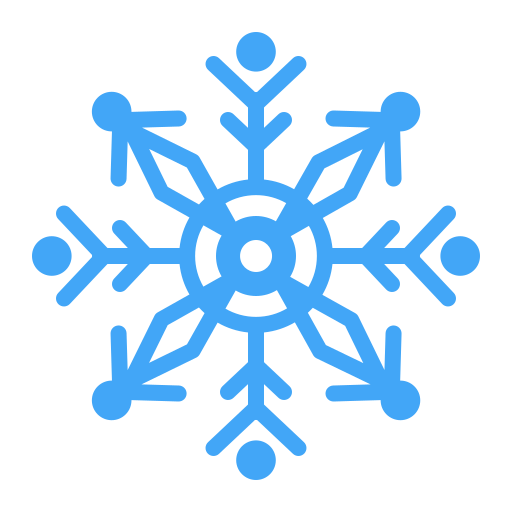 copos de nieve icono gratis