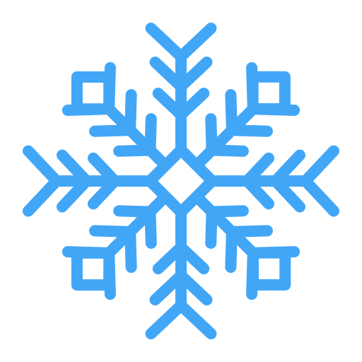 copos de nieve icono gratis