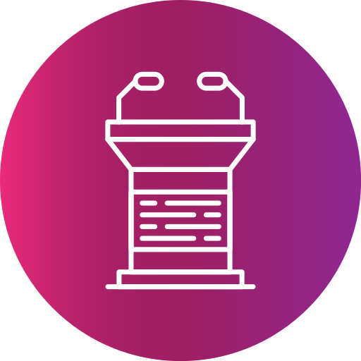 Lectern Generic gradient fill icon