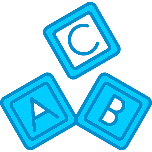 bloque abc icono gratis