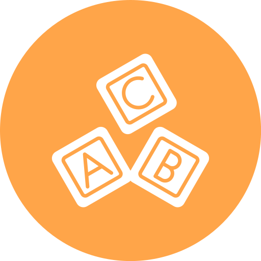 bloque abc icono gratis