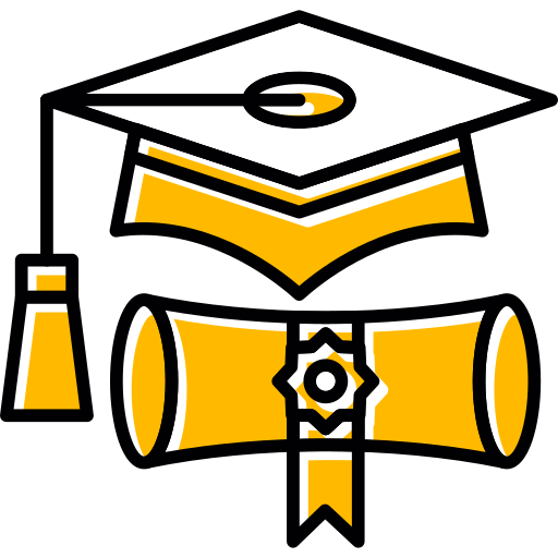 gorro de graduación icono gratis