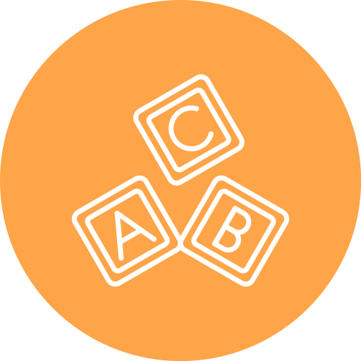 bloque abc icono gratis