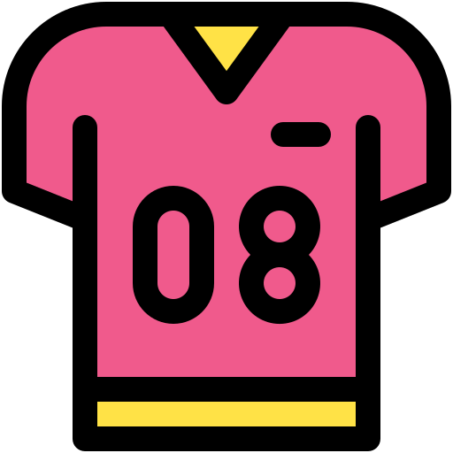 camiseta de manga corta icono gratis