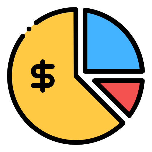 Pie chart Generic color lineal-color icon