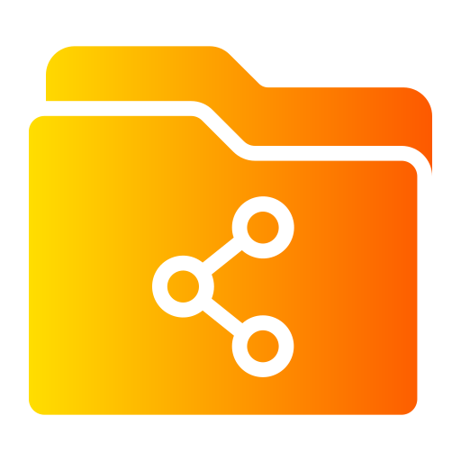 Data Sharing Generic Gradient Fill Icon