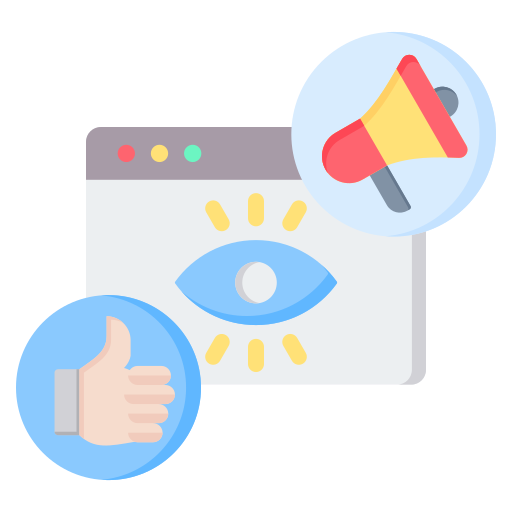 Impression free icon