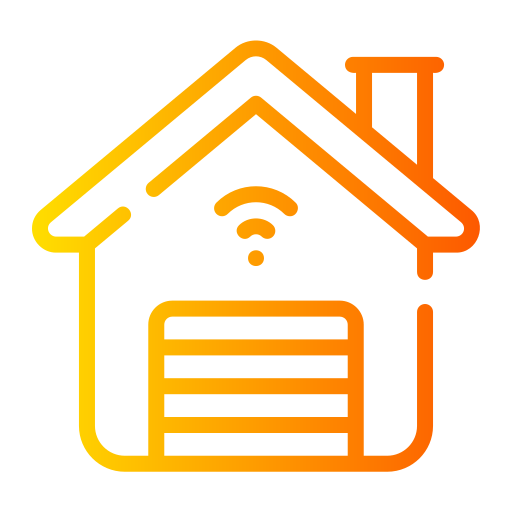 Garaje inteligente icono gratis