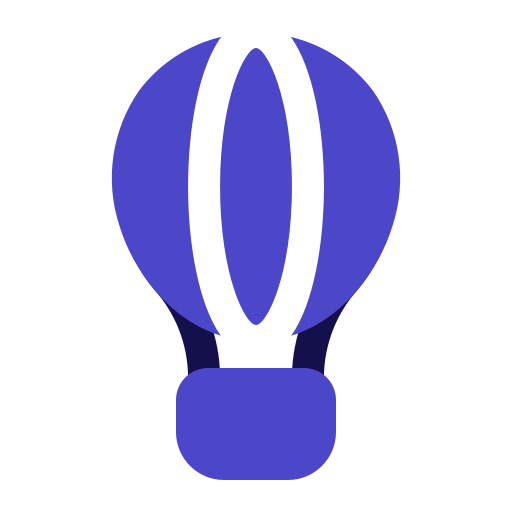 globo aerostático icono gratis