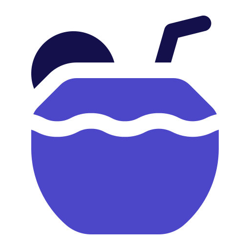 agua de coco icono gratis