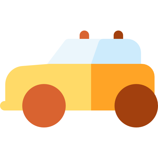 Car Basic Rounded Flat Icon