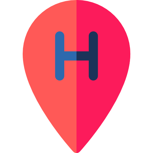 Location Basic Rounded Flat Icon