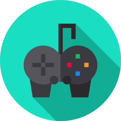 Gamepad Flat Circular Flat icon