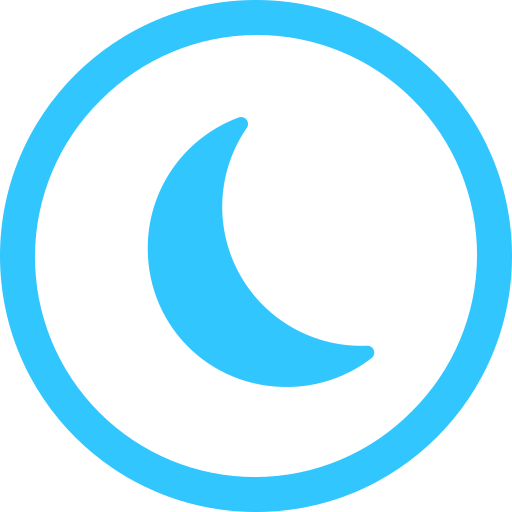 Moon Generic color fill icon