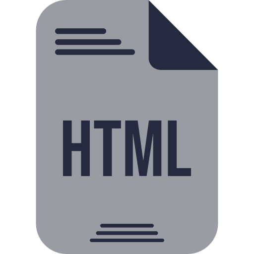 HTML free icon