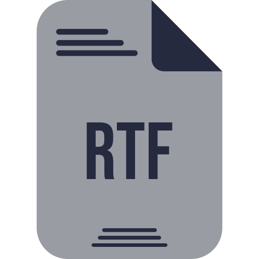 rtf icono gratis