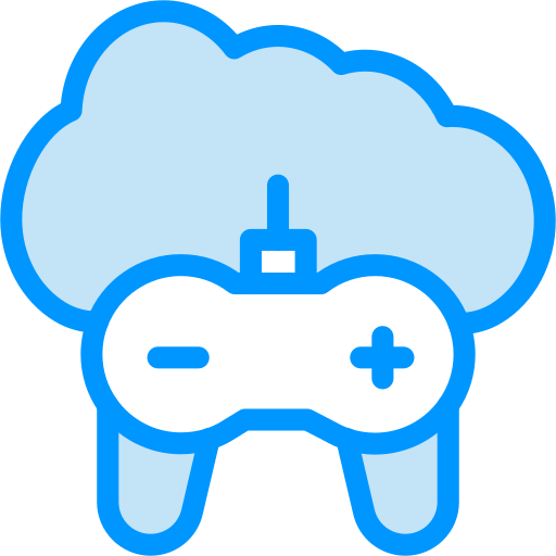 Cloud gaming Generic color lineal-color icon