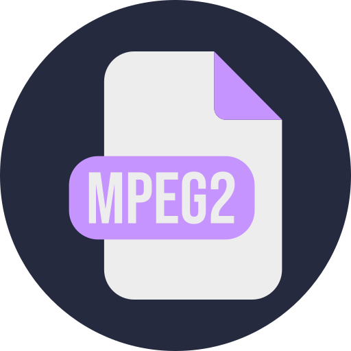 Mpeg2 free icon