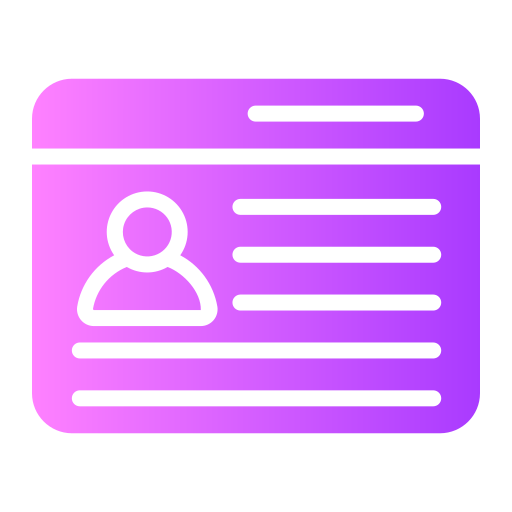 Profile Generic gradient fill icon