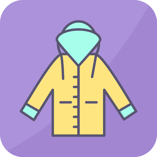 impermeable icono gratis