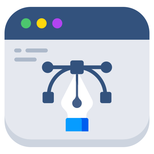 Bezier tool free icon
