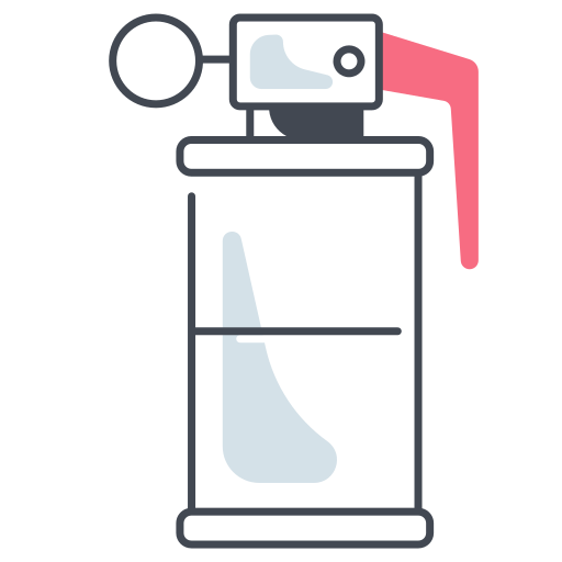 granada de humo icono gratis