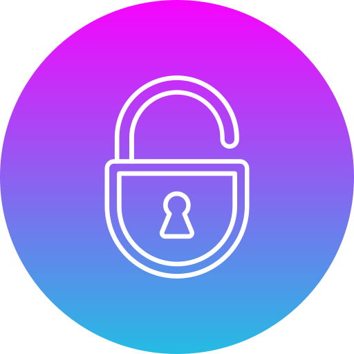 잠금 해제됨 무료 아이콘