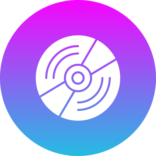 Compact disc Generic gradient fill icon