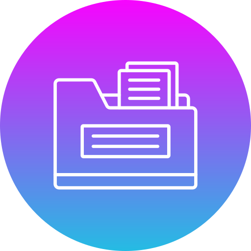 Folder Generic gradient fill icon