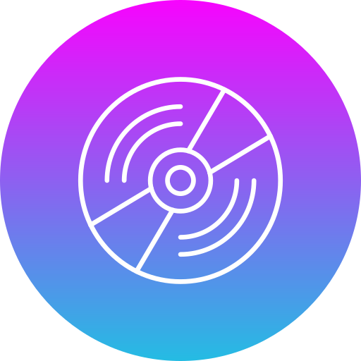 Compact disc Generic gradient fill icon